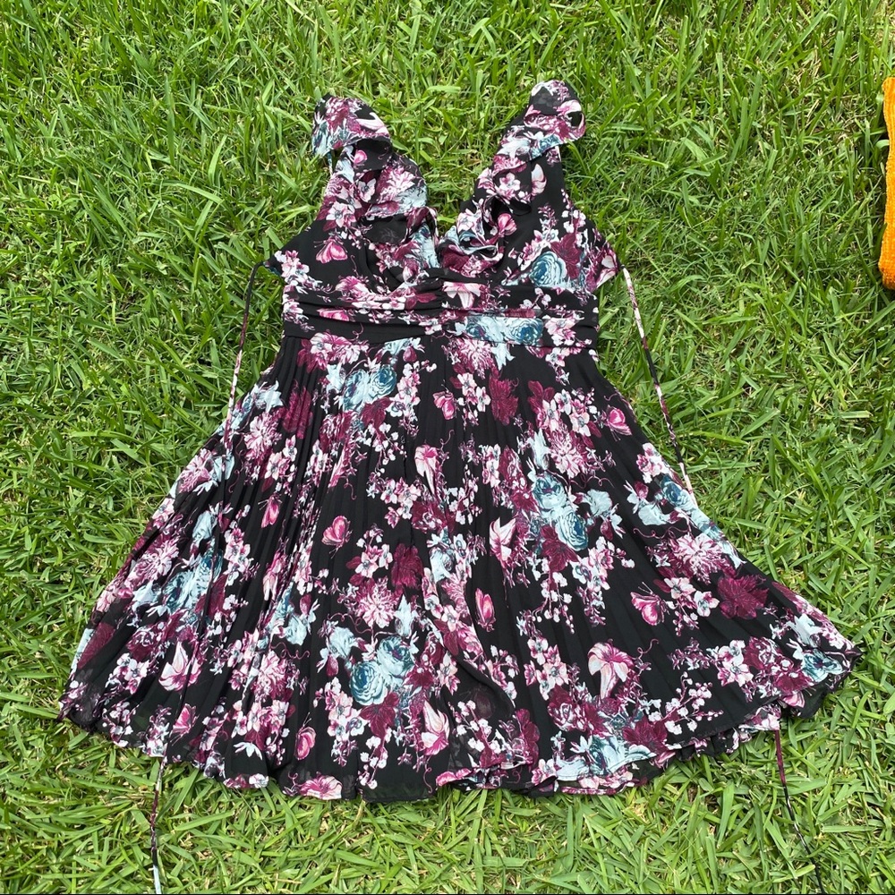 BDCGeneration Ruffled Brulee Multi Open Back Dress - Picture 4 of 4